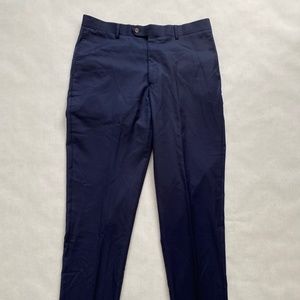 MAXMAN Super 150's MaxDavoli Barone Navy Blue Pants Men's Size 35x33